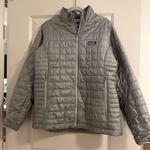 Grey/Silver Patagonia Women’s Nano Puff Jacket